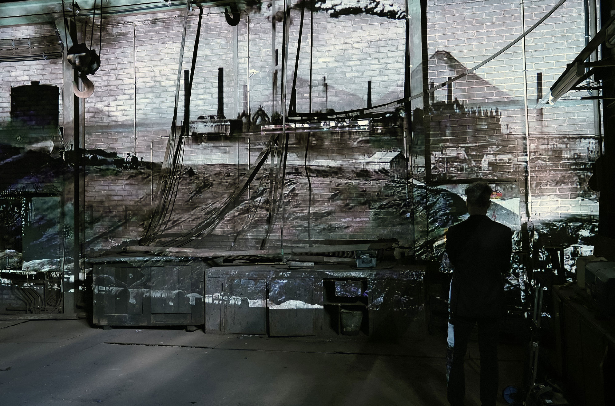Eine Raummontage der Ausstellung
