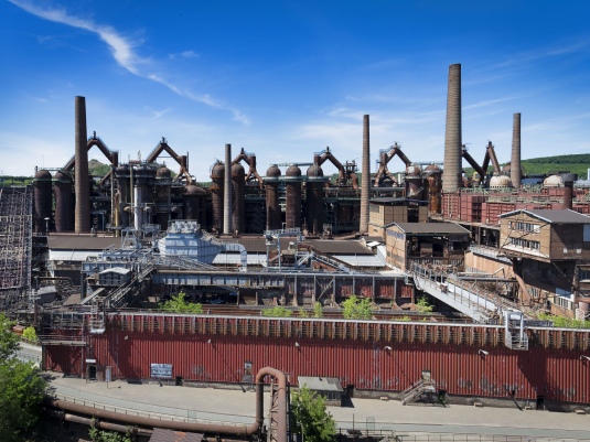 Panoramaansicht der Völklinger Hütte