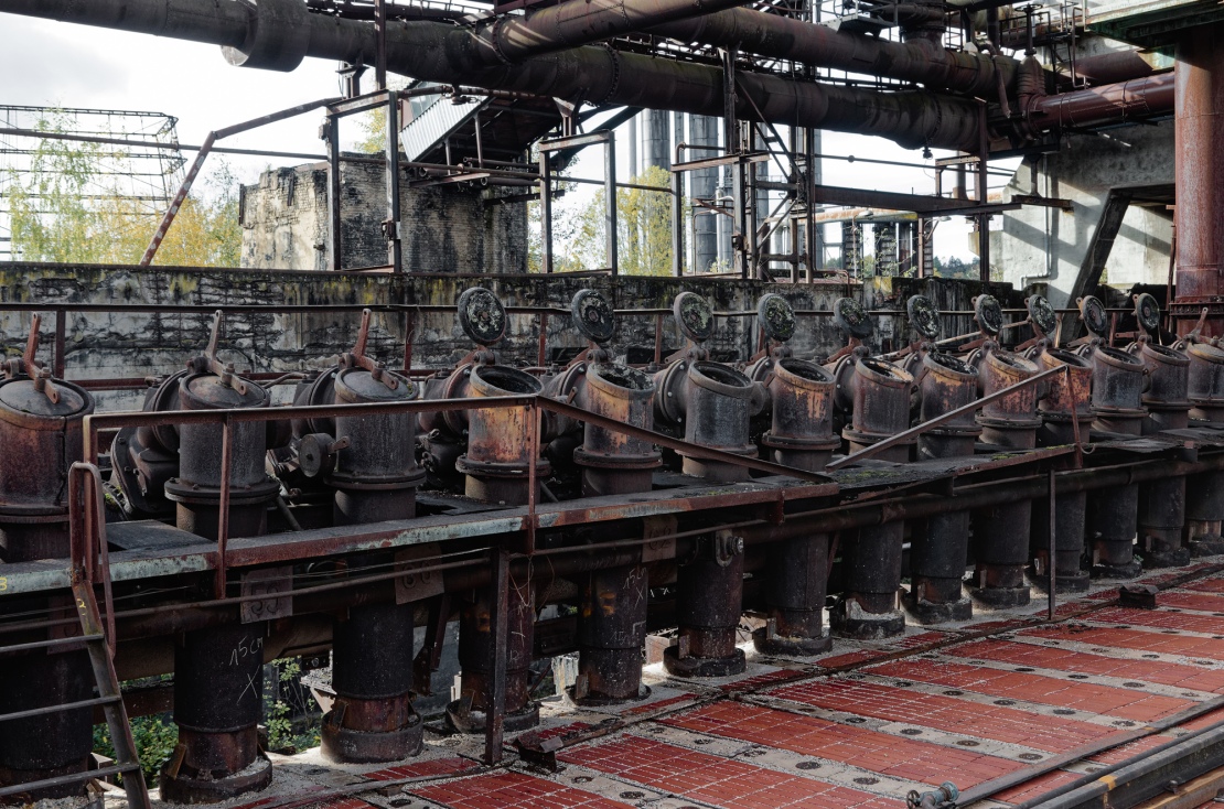 Auf der Koksbatterie 