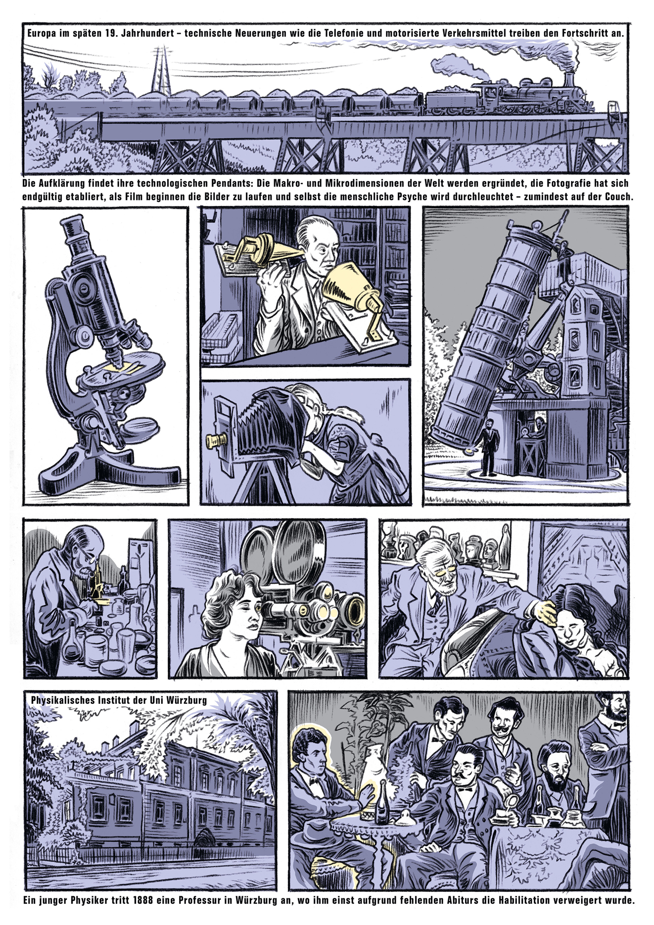 Jens Harder THE X RAY STORY 1