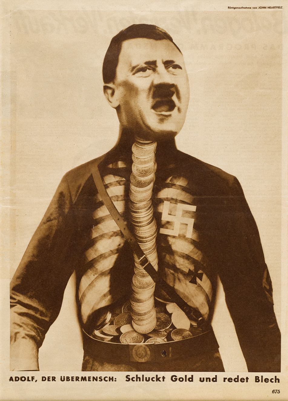 KS Heartfield Hitler Blrchredner1