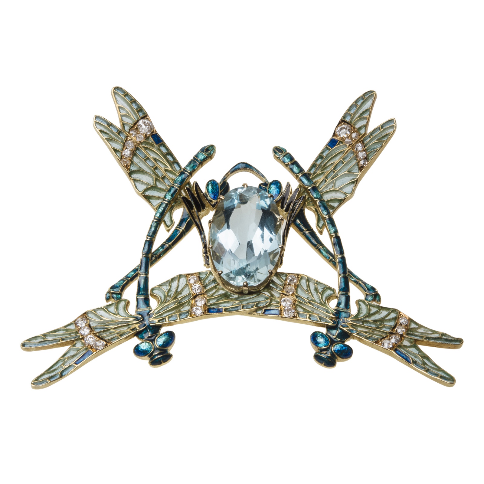 MT Libellen ohne ketteCollier Quatre Libellules Studio Y. Langlois Musee Lalique Shai Bandmann Ronald Ooi collection fond blanc2 frei