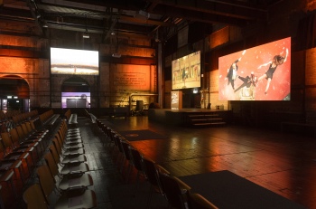 The World of Music Video - Die Gebläsehalle in Erwartung der Gäste zur Eröffnung