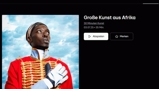 Große Kunst aus Afrika RTL+ 30 min kunst